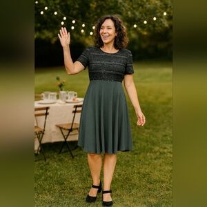 Beaded chiffon dress